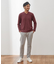 【EFFORTLESS】T/Cヘリンボンストレッチスラックス