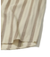 オリエンタルジャガードストライプ半袖シャツ　fabric made in japan