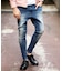 ハイパーストレッチサルエルスキニーデニム ジェギンス