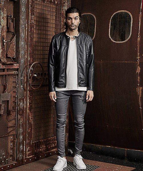 ラムレザーシングルライダース｜メンズビギの通販｜&mall（アンド