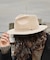 ワイドプリムウールフェルトハット