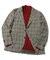TRグレンチェックストレッチ起毛テーラードジャケット