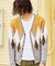 <Safari12月号掲載>モヘア混ダブルジャガードカーディガン