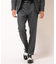 【ACTIVE TAILOR】エクストラTRジャージヘリンボーンプリントスラックス＜セットアップ対応＞