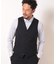 【ACTIVE TAILOR】ミックスヤーン/ホップサックベスト＜セットアップ・スリーピース対応＞