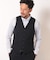 【ACTIVE TAILOR】ミックスヤーン/ホップサックベスト＜セットアップ・スリーピース対応＞