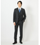 NARROW シャークスキン柄スーツ/別売りベストあり/2ピースビジネスセットアップスーツ