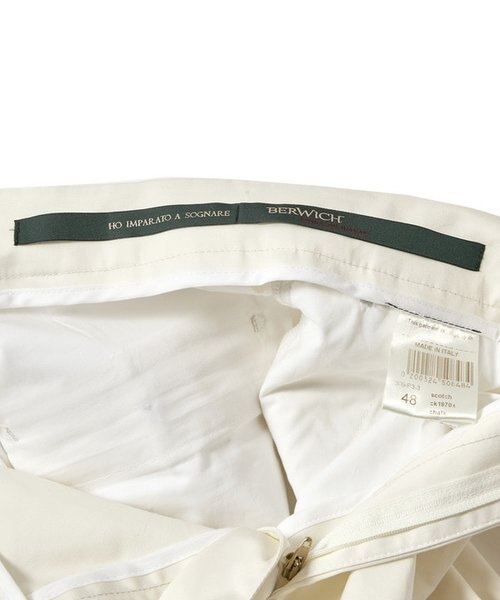 BERWICH】コットンチノストレッチスラックス｜メンズビギの通販｜&mall