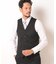 シェブロンジャカードリバーシブルベスト＜同素材スーツあり＞
