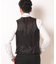 【スリーピース対応】サージ綾ブラック無地ベスト