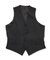 【スリーピース対応】サージ綾ブラック無地ベスト