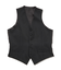 【スリーピース対応】サージ綾ブラック無地ベスト