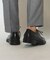 【EFFORTLESS】本革プレーントゥシューズ