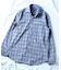 T/Rチェックカッタウェイカラーシャツ