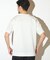 ポリエステルポンチ×梨地クルーネックTシャツ