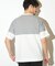 ポリエステルポンチ×梨地クルーネックTシャツ