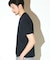 シルケットスムースVネックテーラーTシャツ