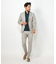【ACTIVE TAILOR】COOL DOTSメランジプリントスラックス<セットアップ対応>