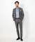 【ACTIVE TAILOR】COOL DOTSメランジプリントスラックス<セットアップ対応>