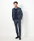 【ACTIVE TAILOR】COOL DOTSメランジプリントスラックス<セットアップ対応>