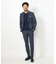 【ACTIVE TAILOR】COOL DOTSメランジプリントスラックス<セットアップ対応>