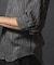 7分袖ワッシャームラ染シャツ