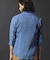 7分袖ワッシャームラ染シャツ