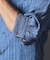 7分袖ワッシャームラ染シャツ
