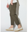 サテンストレッチクロップドパンツ