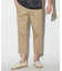 サテンストレッチクロップドパンツ