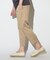 サテンストレッチクロップドパンツ