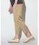 サテンストレッチクロップドパンツ