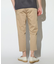 サテンストレッチクロップドパンツ