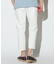 サテンストレッチクロップドパンツ