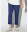 サテンストレッチクロップドパンツ