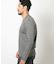 【ACTIVE TAYLOR】シルケットスムースVネックロングTシャツ