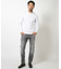 【ACTIVE TAILOR】シルケットスムースクルーネックロングTシャツ