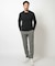 【ACTIVE TAILOR】シルケットスムースクルーネックロングTシャツ