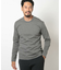 【ACTIVE TAILOR】シルケットスムースクルーネックロングTシャツ