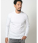【ACTIVE TAILOR】シルケットスムースクルーネックロングTシャツ