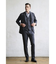 【ACTIVE TAILOR】エクストラTRジャージヘリンボーンプリントテーラードジャケット＜セットアップ・スリーピース対応＞