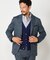 【ACTIVE TAILOR】エクストラTRジャージヘリンボーンプリントテーラードジャケット＜セットアップ・スリーピース対応＞