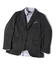 【ACTIVE TAILOR】エクストラTRジャージヘリンボーンプリントテーラードジャケット＜セットアップ・スリーピース対応＞