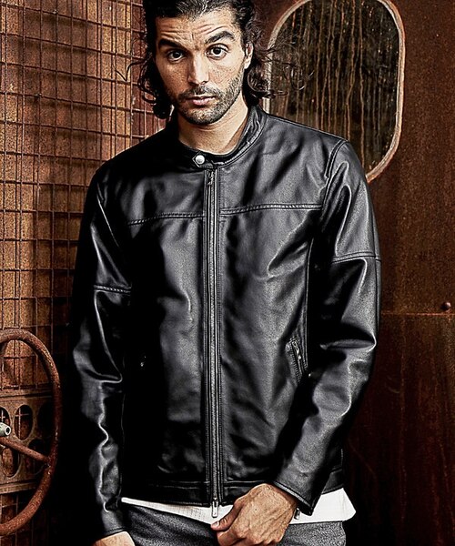 ラムレザーシングルライダース｜メンズビギの通販｜&mall（アンド