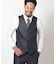 ブライト杢グレンチェックベスト＜スリーピース対応＞