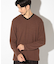 ストライプジャガードニットソー/VネックロンTEE