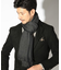 ウールブレンドサイドストライプマフラー