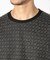 ジオメトリックジャガードクルーネックロンT