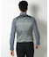 【ACTIVE TAILOR】ミックスヤーン/ホップサックリバーシブルベスト