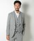 【ACTIVE TAILOR】ミックスヤーン/ホップサックリバーシブルベスト